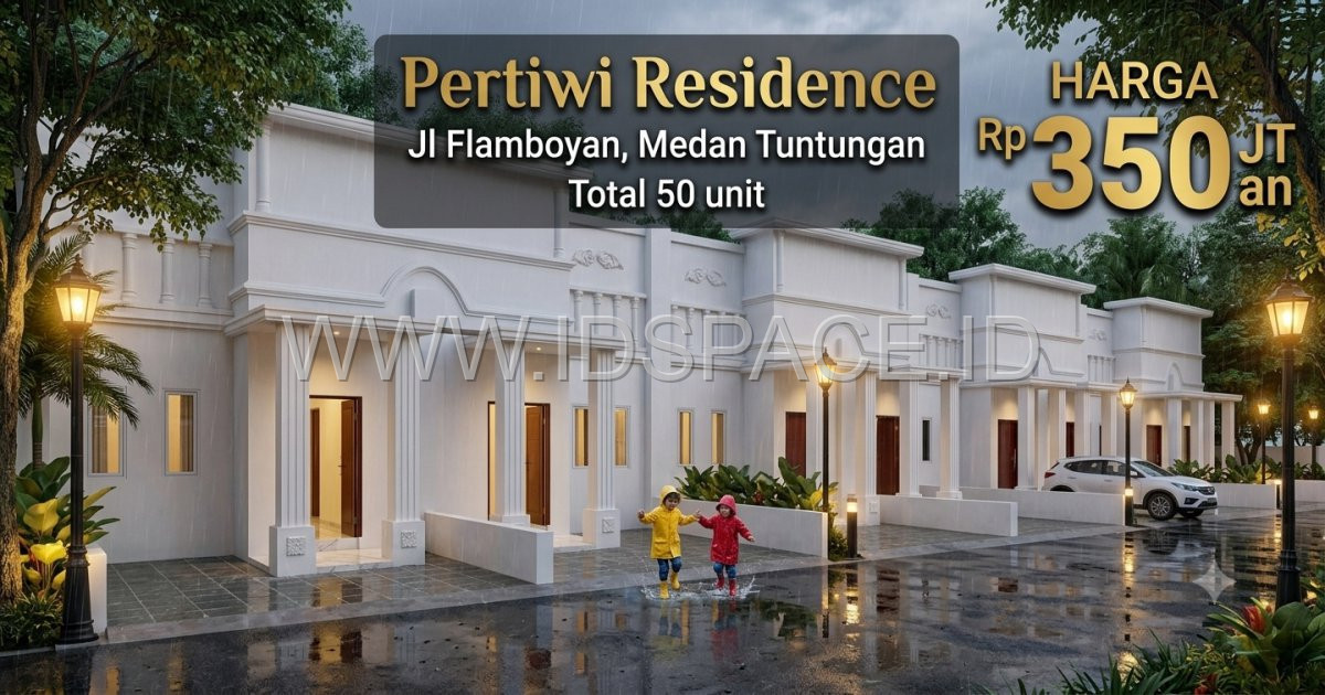 Rumah Klasik Modern di Flamboyan